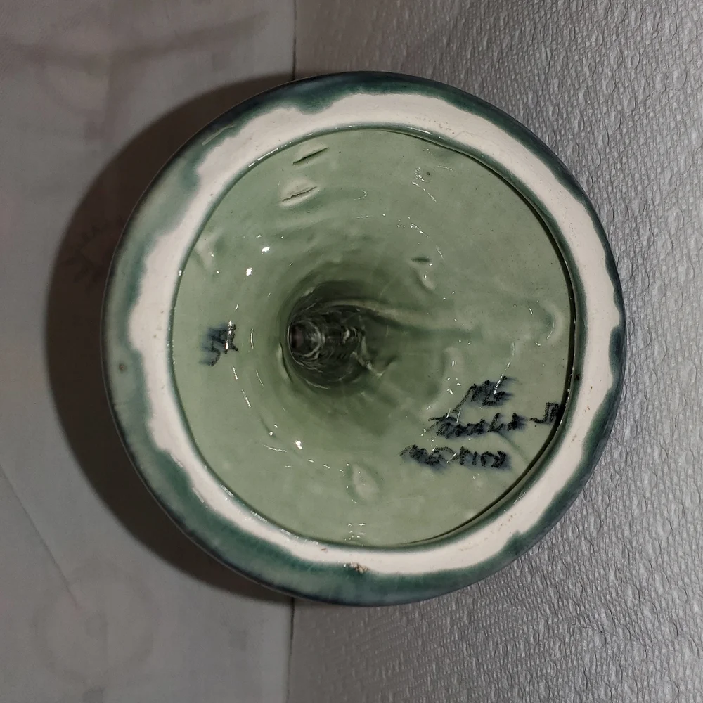 Vintage Ceramic Candle Stick Holders Made In Mexico